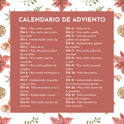 CALENDARIO DE ADVIENTO VELANOVA — COLECCIÓN NAVIDAD