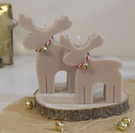 Vela Decorativa Reno - Colección Navidad