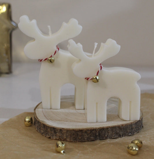 Vela Decorativa Reno - Colección Navidad